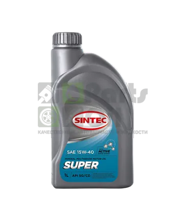 Масло моторное SINTEC SUPER SAE 15W-40 API SGCD 1л