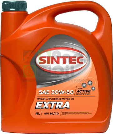Масло моторное SINTEC EXTRA SAE 20W-50 API SGCD 4л