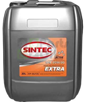 Масло моторное SINTEC EXTRA SAE 20W-50 API SGCD 20л