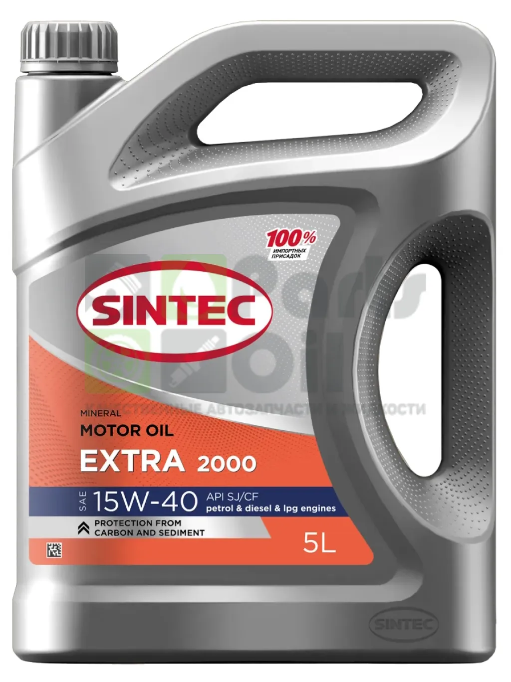 Моторное масло Sintec Extra 2000 15W-40 минеральное 5 л