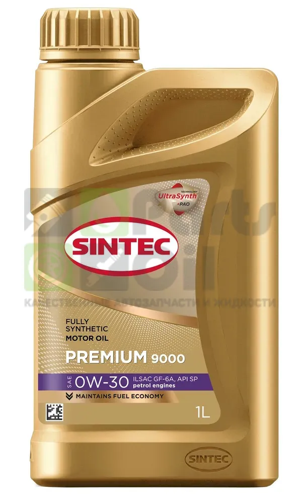 Моторное масло Sintec Premium 9000 GF-6A 0W-30 синтетическое 1 л