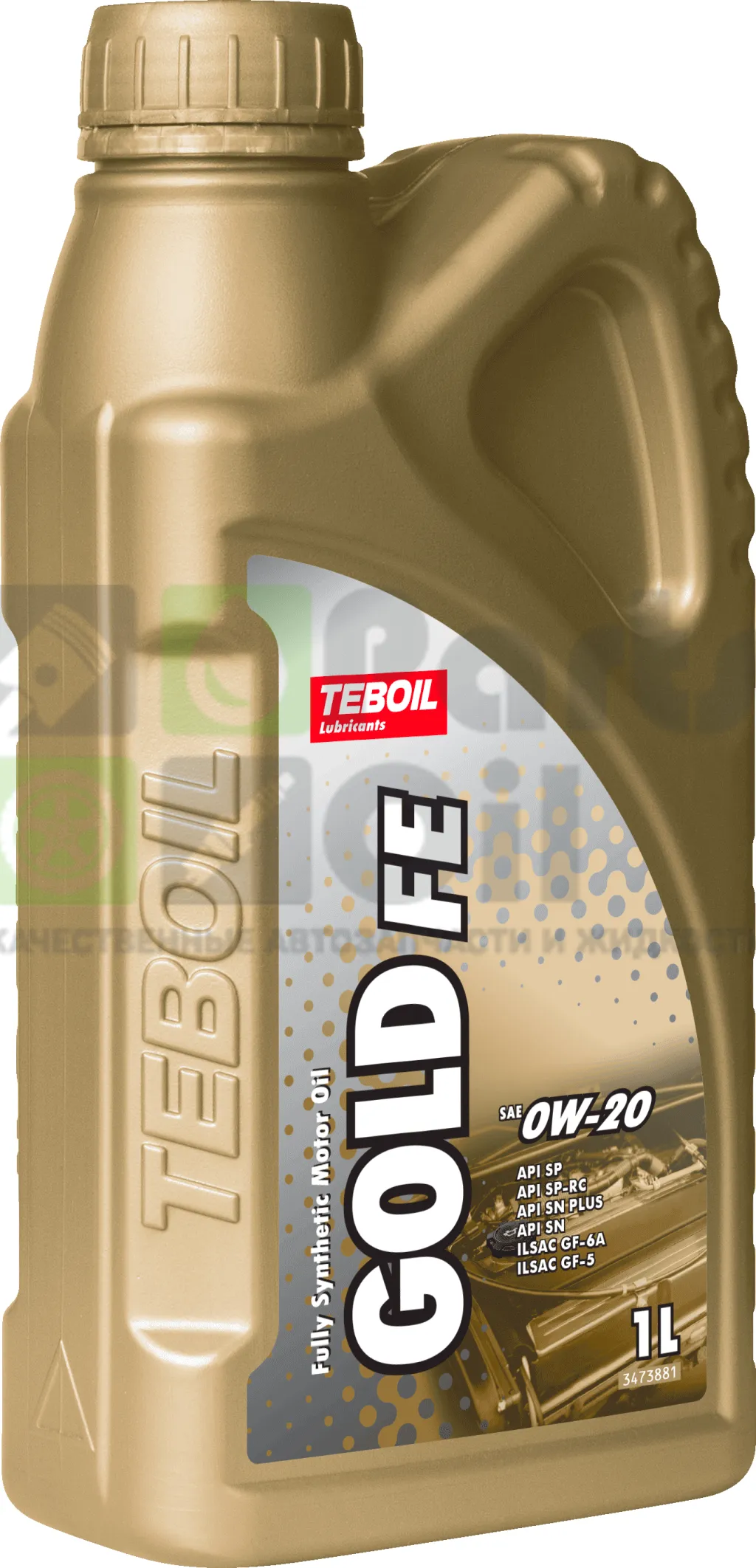 Моторное масло Teboil Gold FE 0W-20 синтетическое 1 л