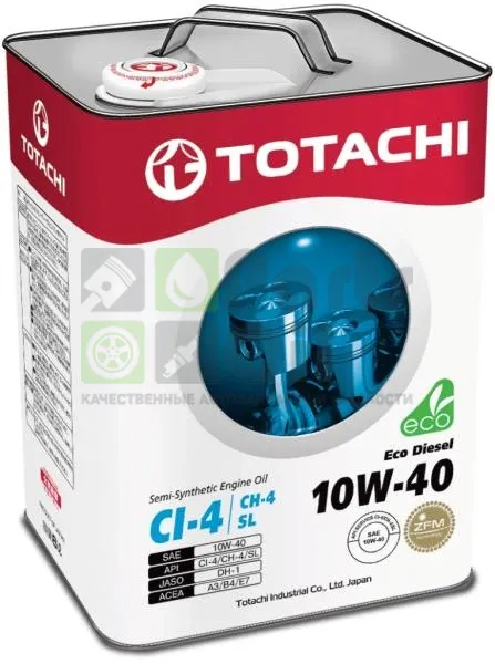 Моторное масло Totachi Eco Diesel 10W-40 полусинтетическое 6 л 11206