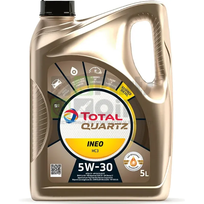 Моторное масло Total Quartz Ineo MC3 5W-30 4 л