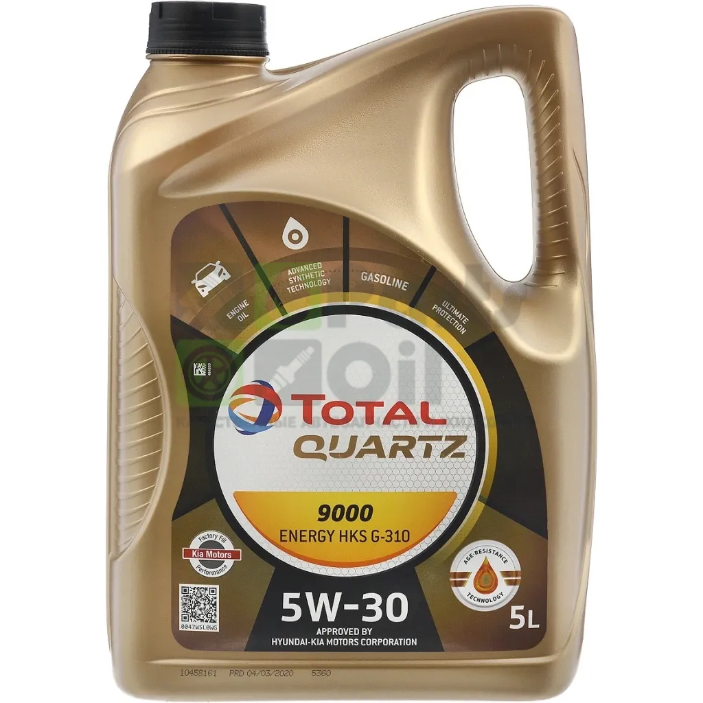 Моторное масло Total Quartz 9000 Energy HKSHKR 5W-30 синтетическое 5 л