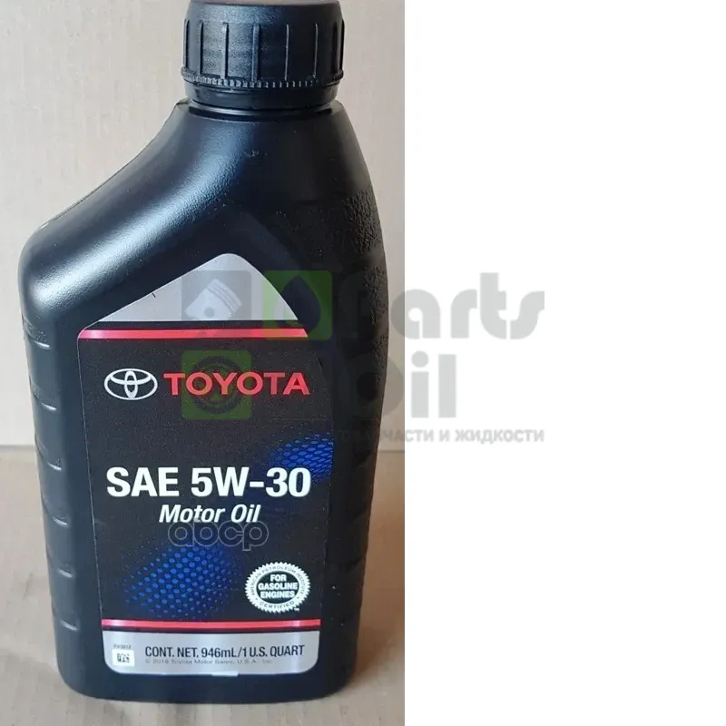 Моторное масло Toyota Motor Oil 5W-30 полусинтетическое 0,946 л