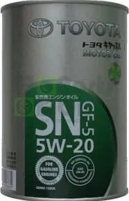 Моторное масло Toyota Motor Oil 5W-20 полусинтетическое 1 л