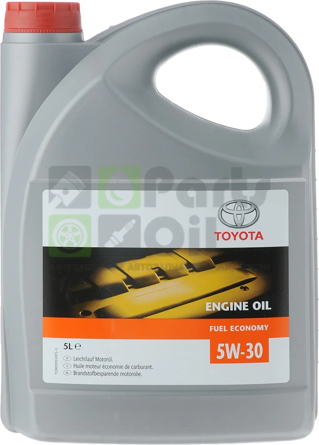 Моторное масло Toyota Engine Oil 5W-30 синтетическое 5 л