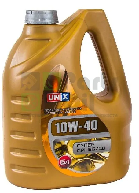 Моторное масло Unix Супер 10W-40 полусинтетическое 5 л