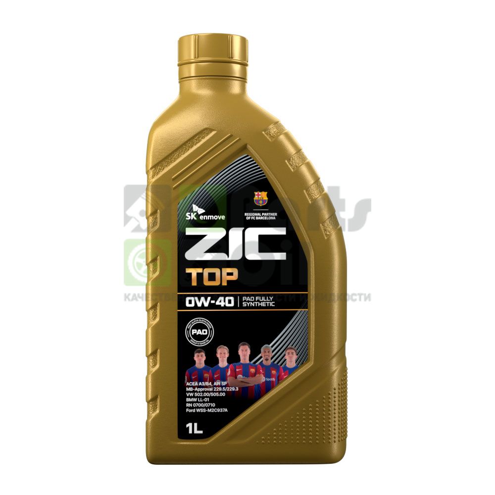 Масло моторное ZIC TOP 0W-40 1л 132611