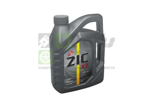 Моторное масло Zic X7 LS, 10W-40, синтетическое, ACEA, API, стандарт, 4л