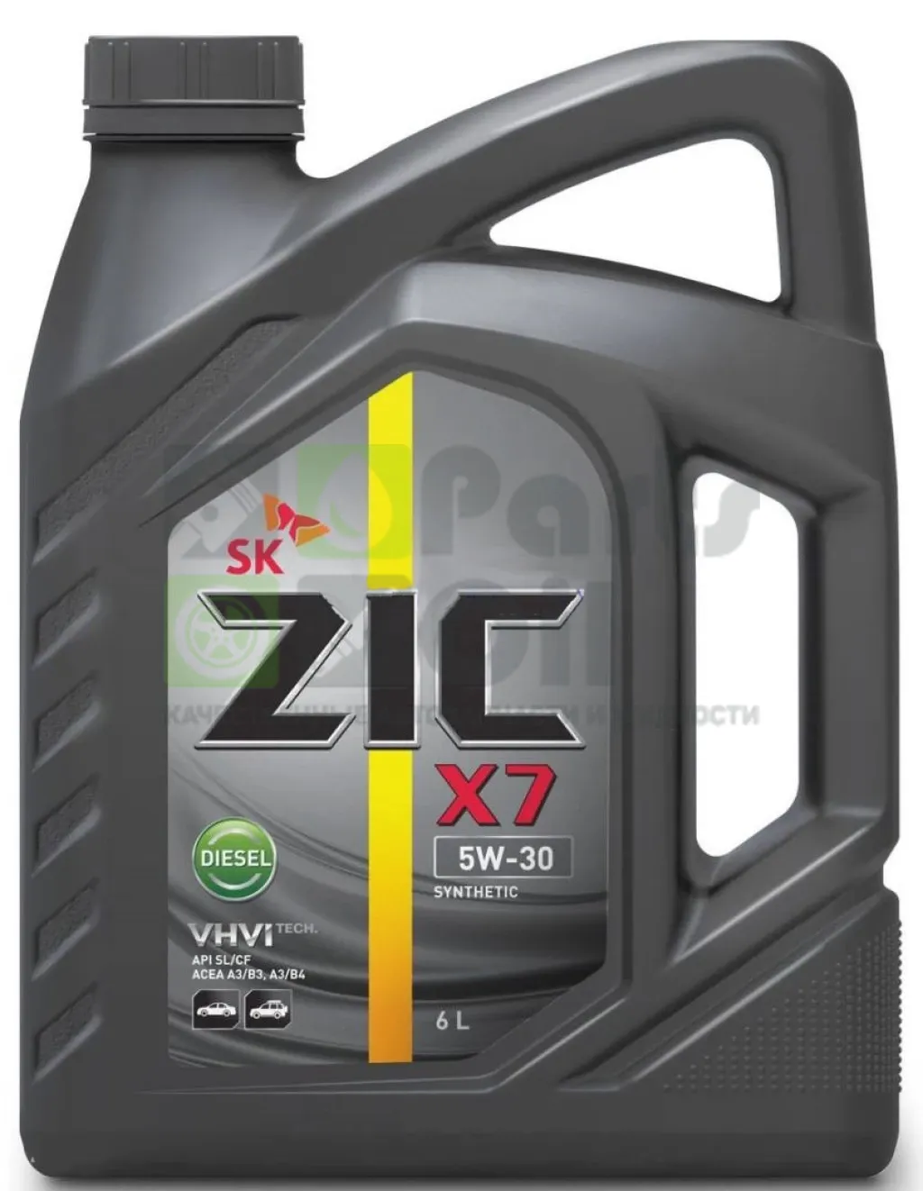Моторное масло ZIC X7 Diesel 10W-40 синтетическое 6 л