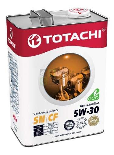 Моторное масло Totachi Eco Gasoline Semi-Synthetic SMCF 5W30 4 л