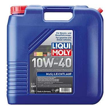 Моторное масло Liqui Moly MoS2 Leichtlauf 10W40 20 л