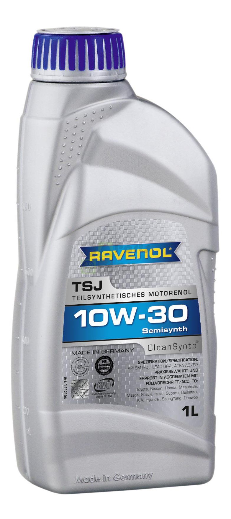 Моторное масло Ravenol TSJ 10W30 1 л
