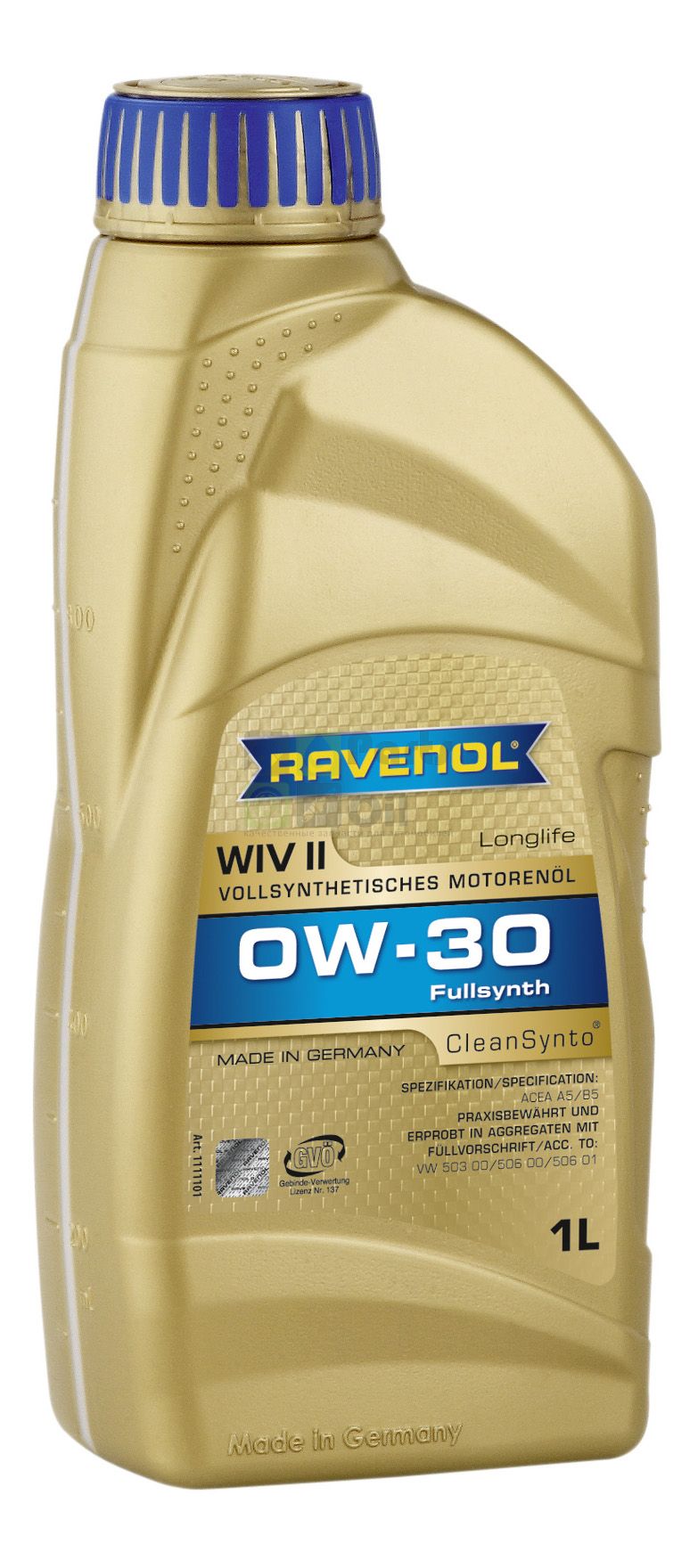 Моторное масло Ravenol WIV 0W30 1 л