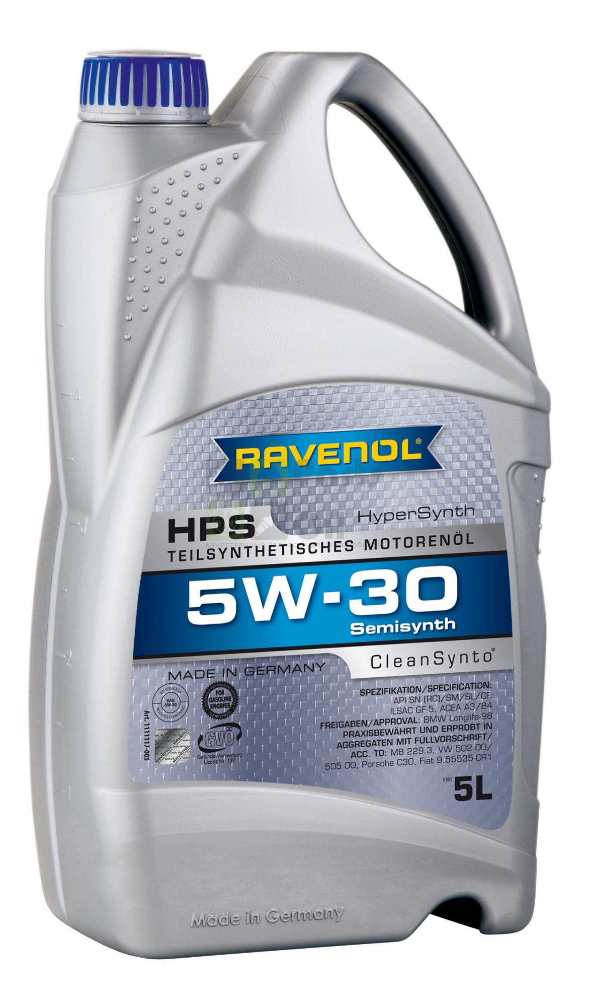 Моторное масло Ravenol HPS 5W30 5 л