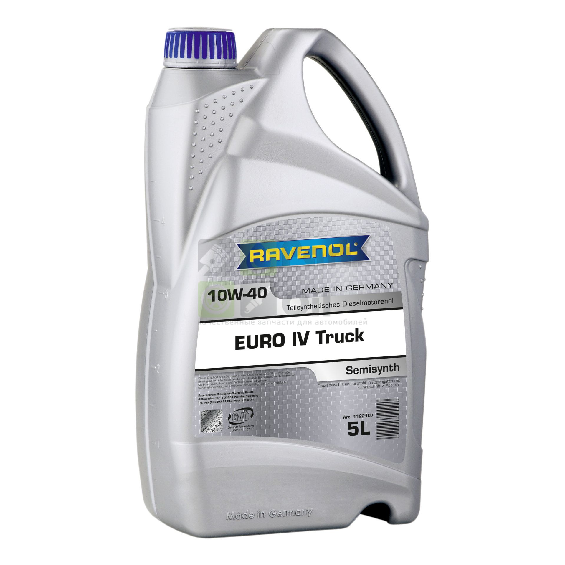 Моторное масло Ravenol Euro IV Truck 10W40 5 л