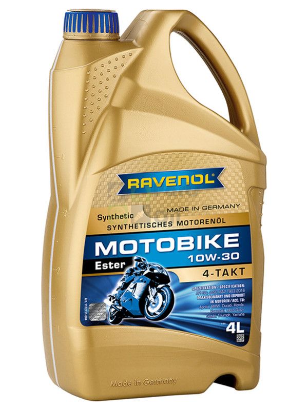 Моторное масло Ravenol Motobike 4-T Ester 10W-30 4л