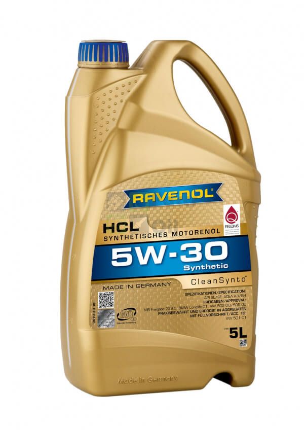 Моторное масло Ravenol HCL 5W30 5 л