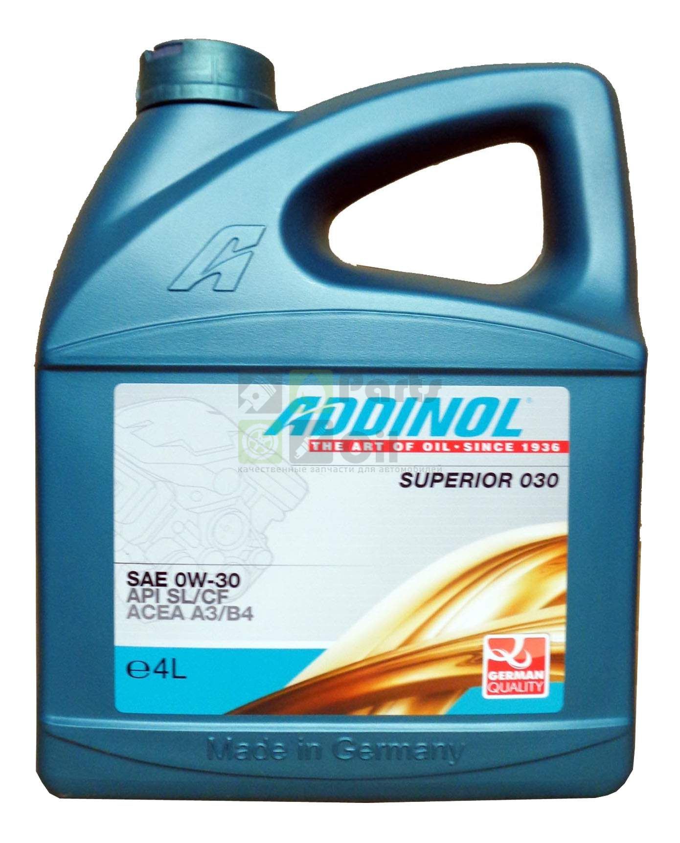 Моторное масло Addinol Superior 0W30 4 л