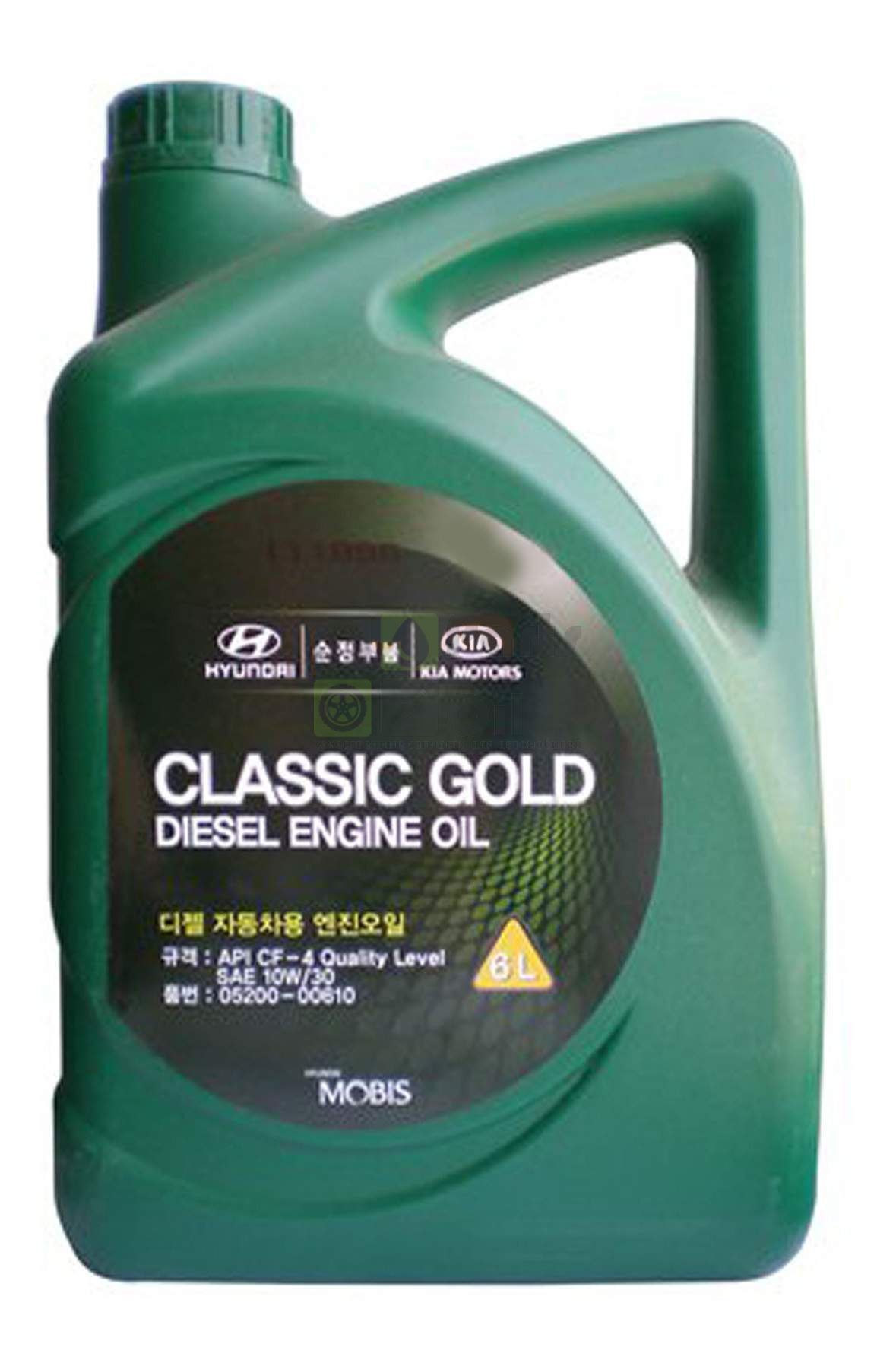 Моторное масло KIA Classic Gold Diesel Engine Oil 10W30 6 л