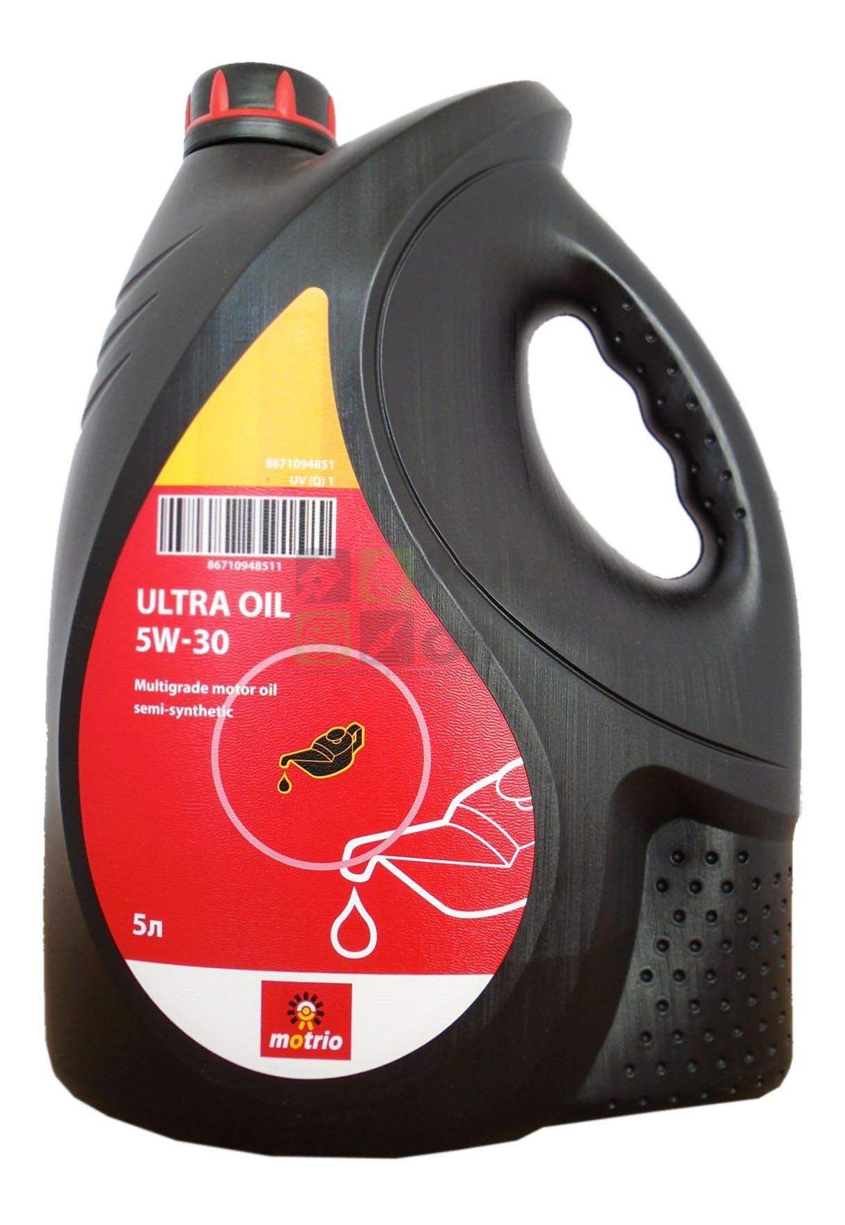 Моторное масло Motrio Ultra Oil 5W30 5 л