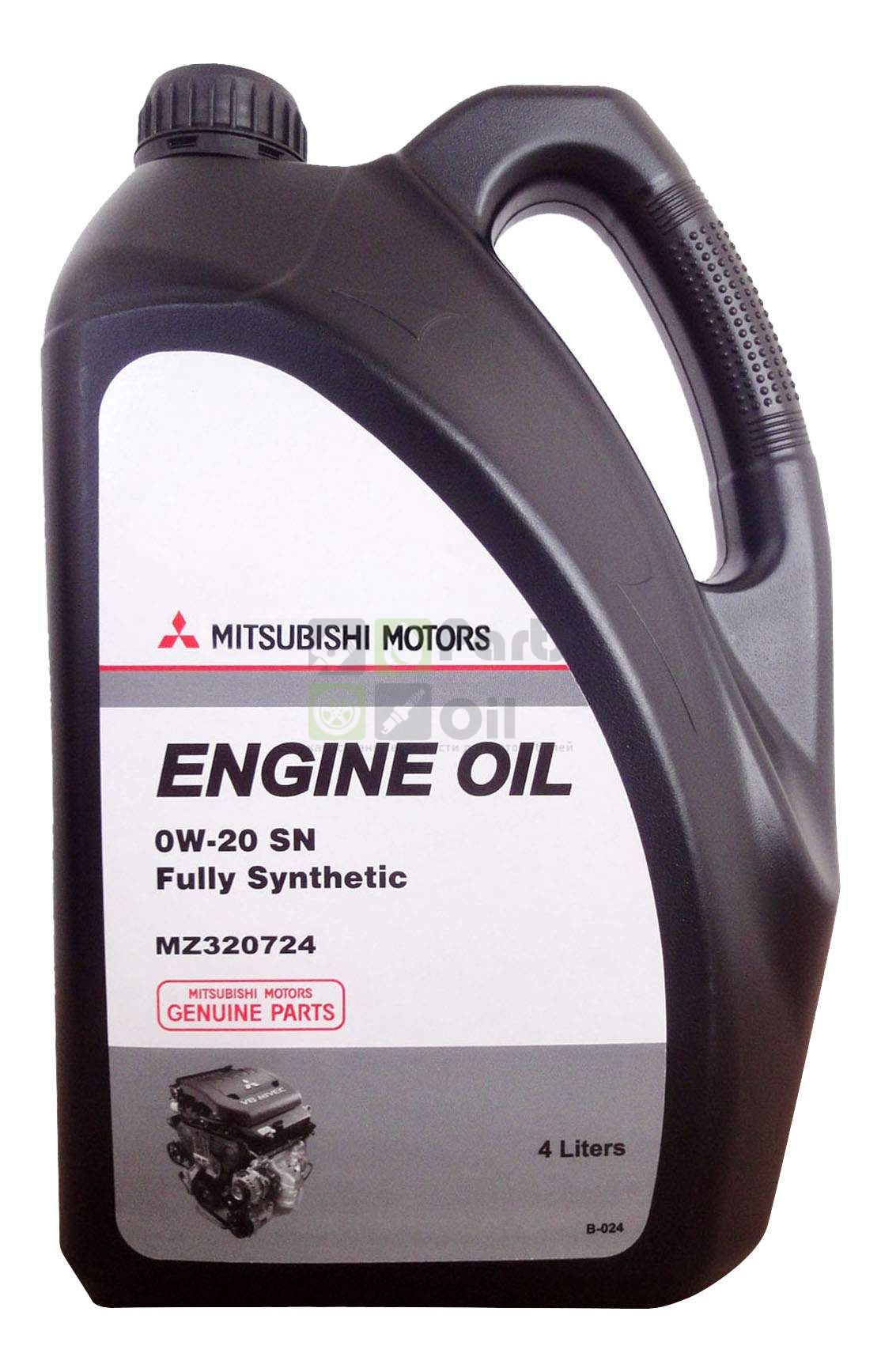 Моторное масло Mitsubishi Engine Oil Fully Synthetic SNGF-5 0W20 4 л