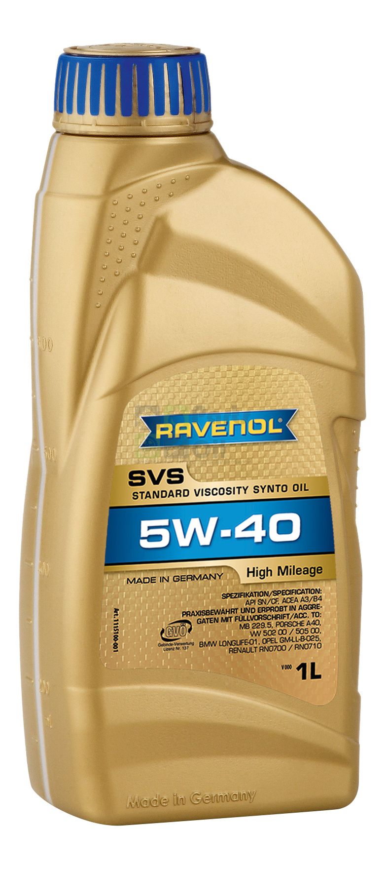 Моторное масло Ravenol SVP 5W40 1 л