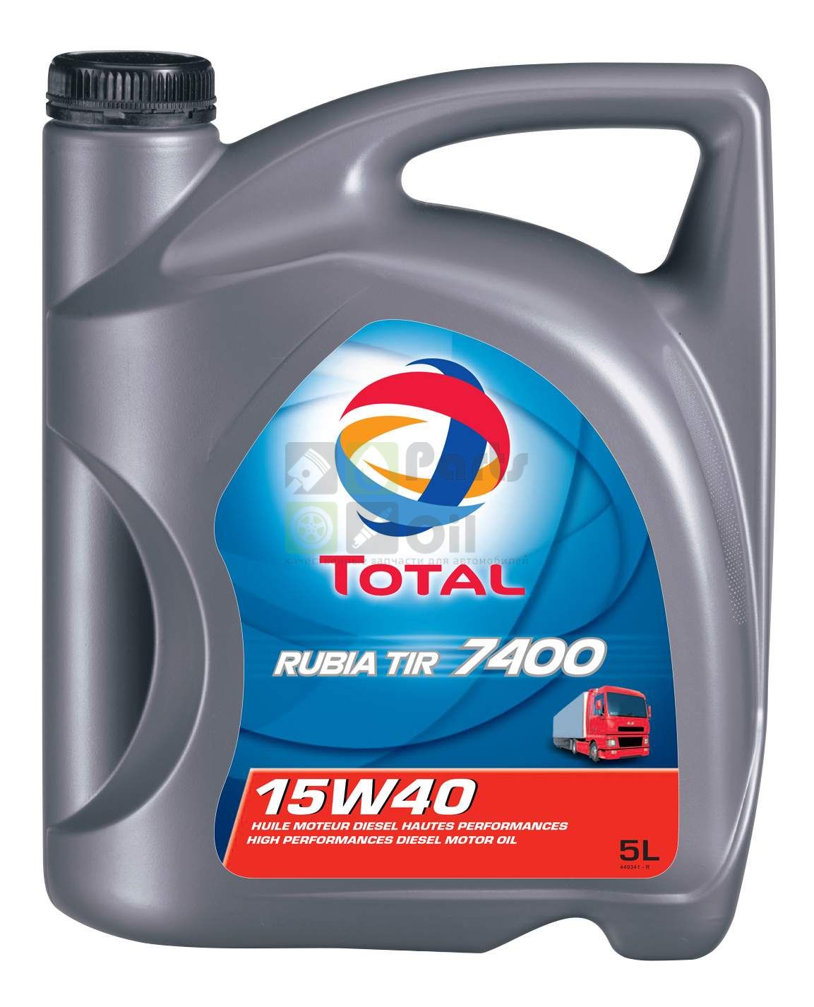 Моторное масло Total Rubia TIR 7400 15W40 5 л