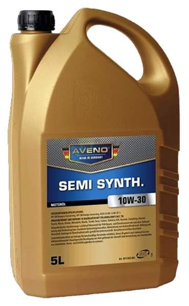 Моторное масло Aveno Semi Synth 10W30 5 л