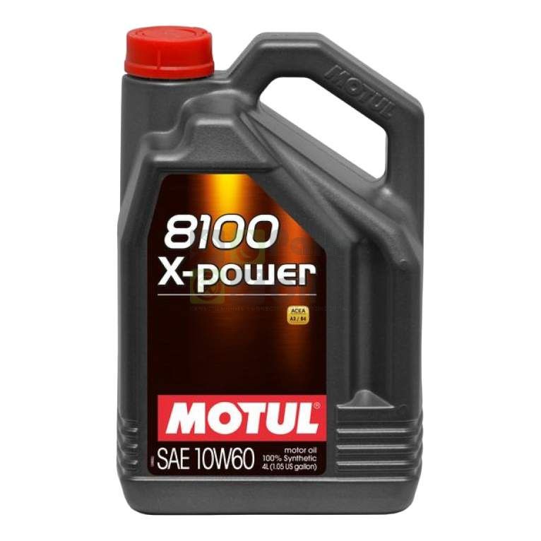 Моторное масло Motul 8100 X-PoWer 106143 10W60 4 л
