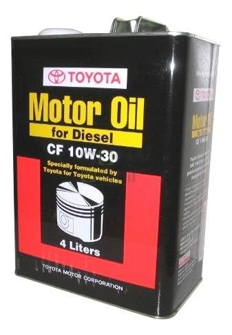 Моторное масло Toyota Diesel Oil CF 10W30 4 л