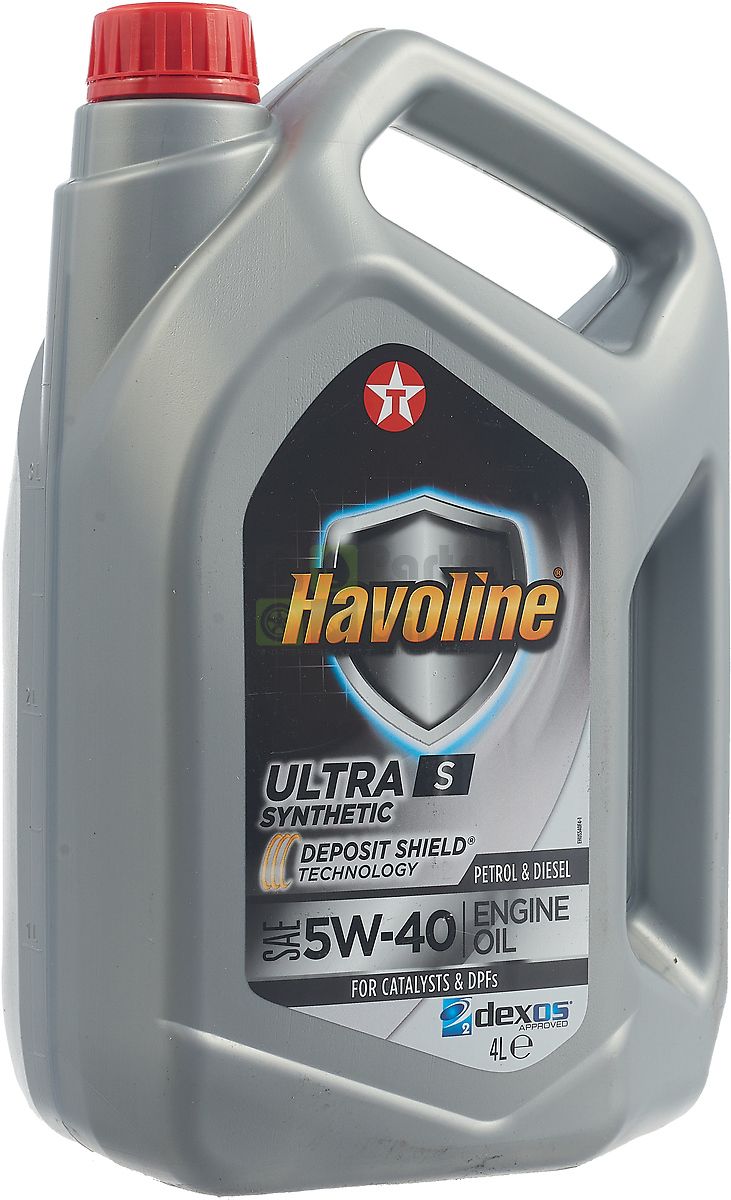 Моторное масло Texaco Havoline Ultra S 5W40 4 л