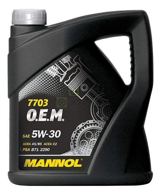 Моторное масло Mannol O.E.M. For PeugeotCitroen 5W30 4 л