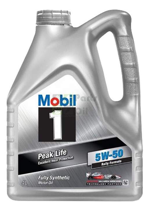 Моторное масло Mobil 1 Peak Life 5W50 4 л