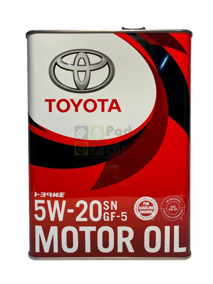 Моторное масло Toyota Motor Oil SNGF-5 5W20 4 л