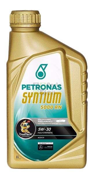 Моторное масло Petronas Syntium 5000 RN 18321619 5W30 1 л
