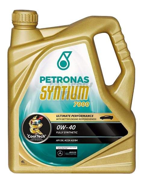 Моторное масло Petronas Syntium 7000 18384019 0W40 4 л