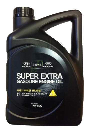 Моторное масло KIA Super Extra Gasoline 5W30 4 л