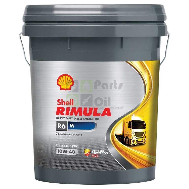 Моторное масло Shell Rimula R6 M 550027478 10W40 20 л