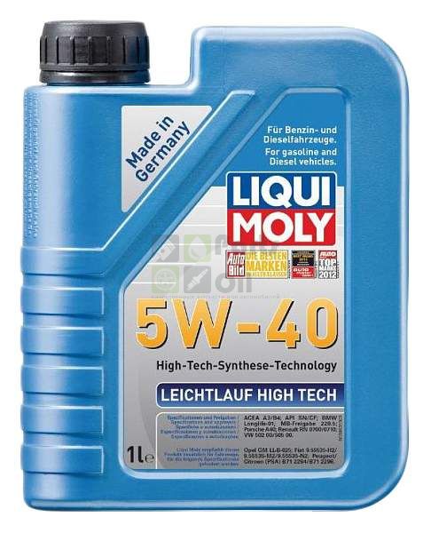 Моторное масло Liqui Moly Leichtlauf High Tech 3863 5W40 1 л