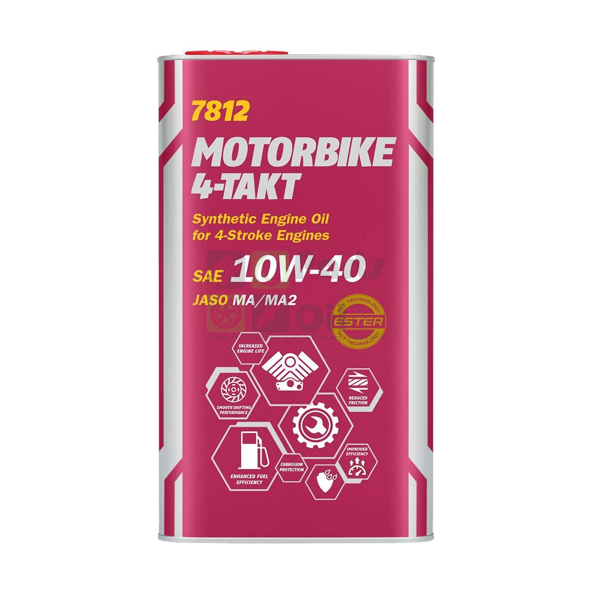 Моторное масло Mannol 4-Takt Motorbike 10W-40 4л