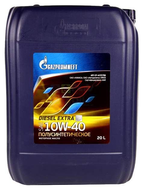 Моторное масло Gazpromneft Diesel Extra 10W-40, 20л
