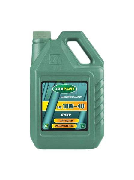 Моторное масло Oilright Супер 10W40 5 л