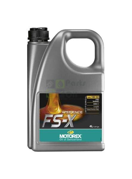 Моторное масло Motorex Xperience FS-X 5W40 4 л