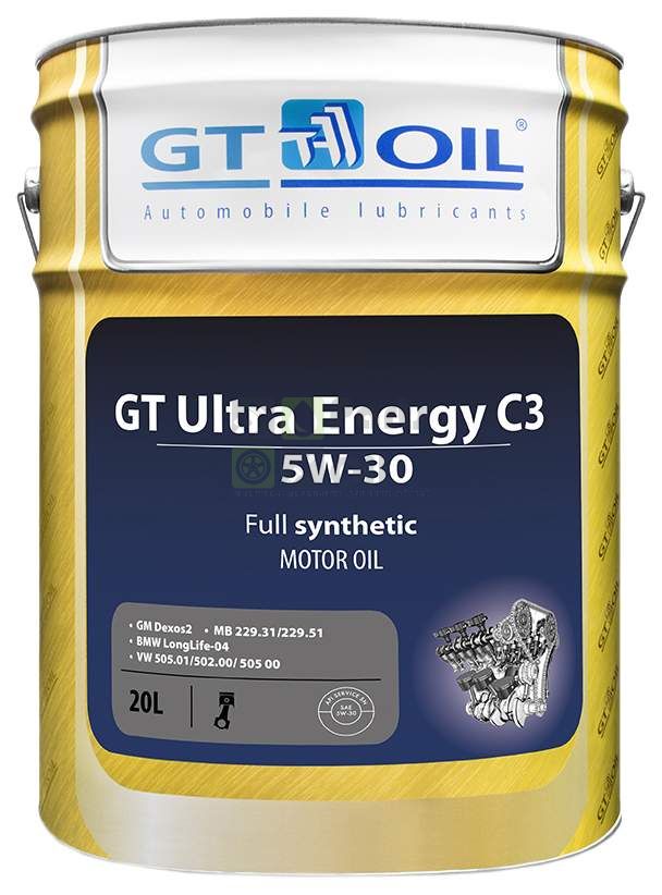 Моторное масло GT OIL Ultra Energy C3 5W30 20 л