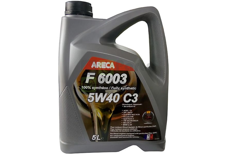 Моторное масло Areca F 6003 C3 5W40 5 л