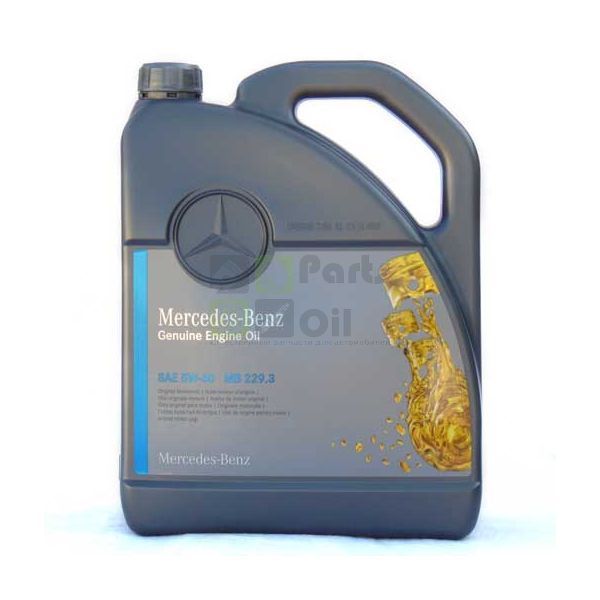 Моторное масло Mercedes-Benz 229.3 A000989770213BHFR 5W40 5 л