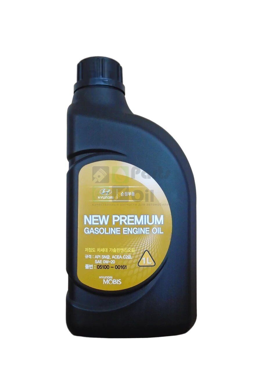 Моторное масло KIA NeW Premium Gasoline Engine Oil 0W20 1 л